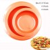 BAKER DEPOT Silicone Mold For Pizza Pan Bakeware Round Cake Pans non stick 6.5 inch 8 inch 9 inch set of 3 - B07BVSJN44